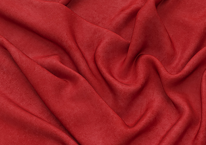 Faux Suede, Red - Roman Blind - Image 4